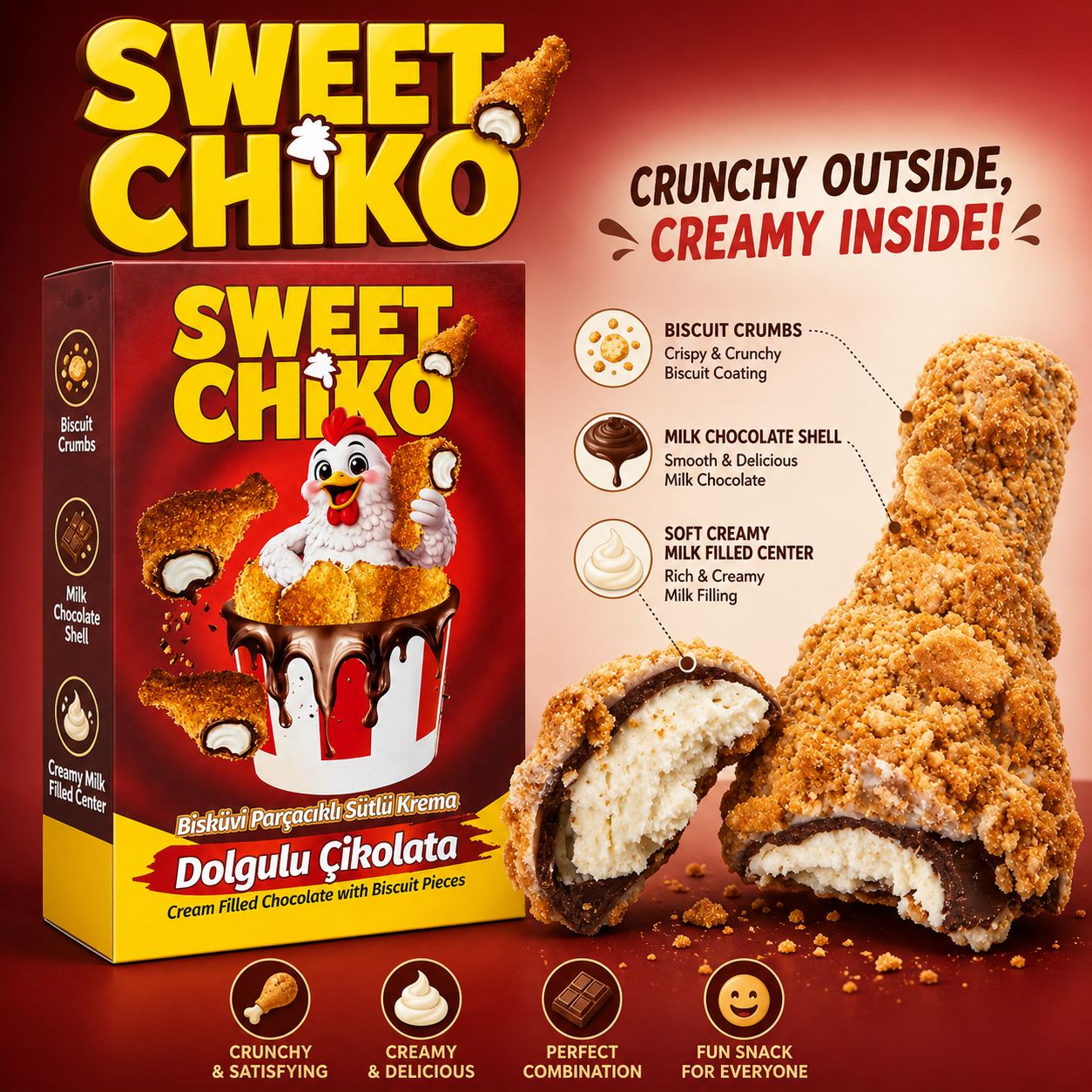 Sweet Chiko - Milk Chocolate Chicken Drumstick