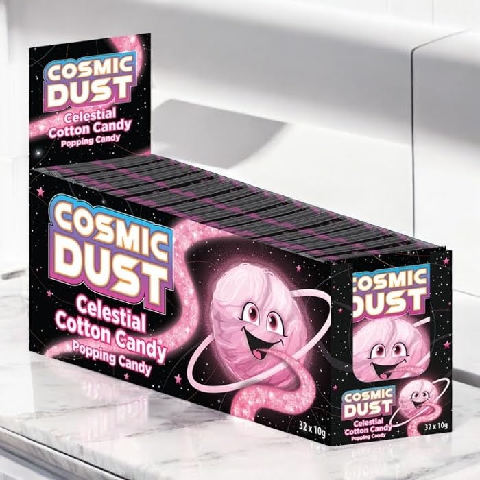 Cosmic Dust Popping Candy - 32 Packet Display Box - Popping Candy - Cosmic Dust