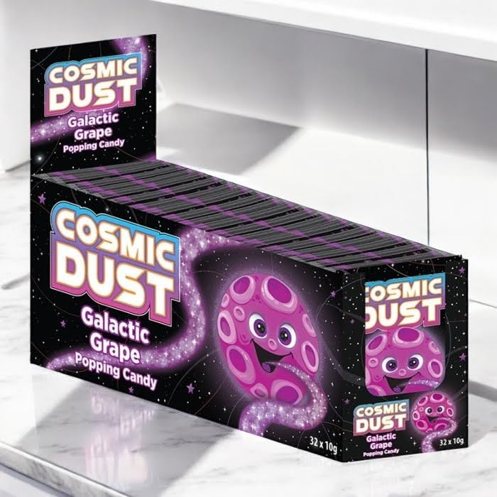 Cosmic Dust Popping Candy - 32 Packet Display Box - Popping Candy - Cosmic Dust