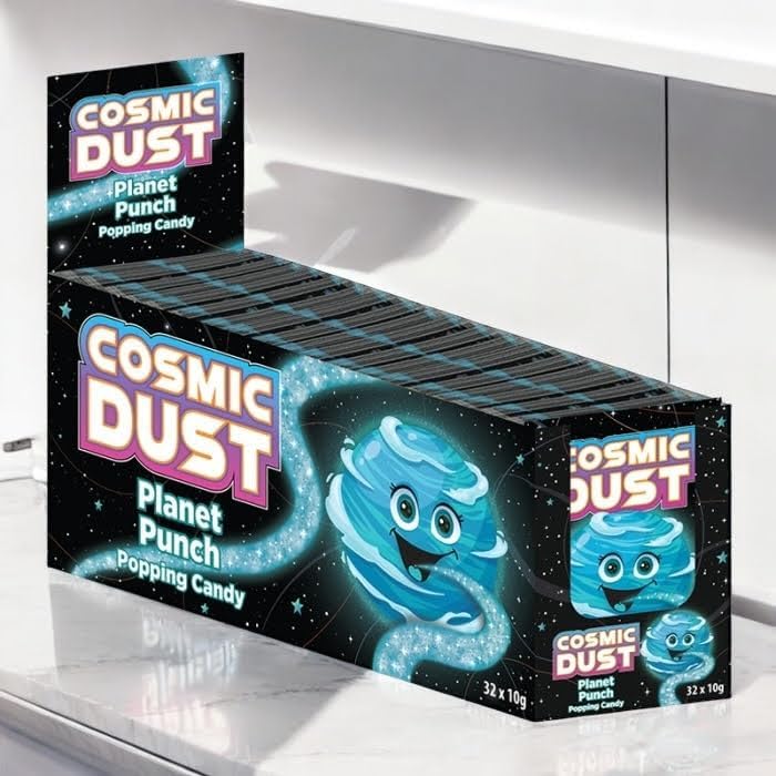 Cosmic Dust Popping Candy - 32 Packet Display Box - Popping Candy - Cosmic Dust