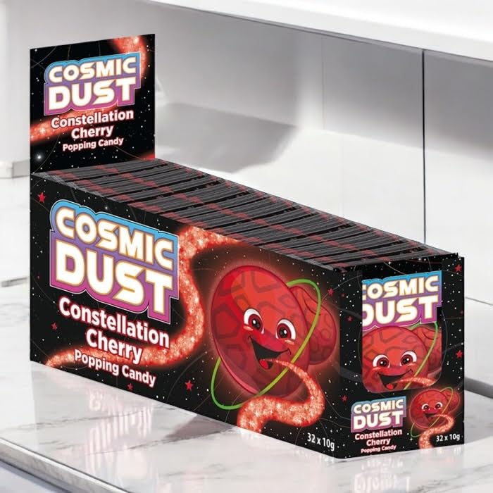Cosmic Dust Popping Candy - 32 Packet Display Box - Popping Candy - Cosmic Dust