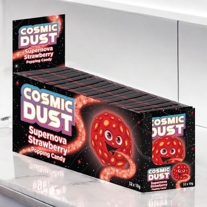 Cosmic Dust Popping Candy - 32 Packet Display Box - Popping Candy - Cosmic Dust