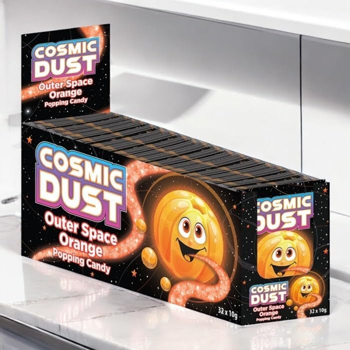 Cosmic Dust Popping Candy - 32 Packet Display Box - Popping Candy - Cosmic Dust