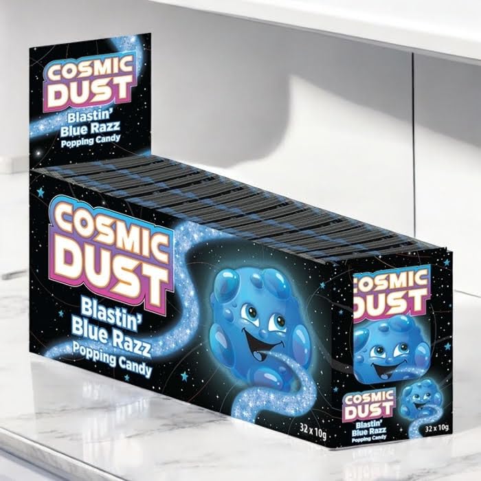 Cosmic Dust Popping Candy - 32 Packet Display Box - Popping Candy - Cosmic Dust