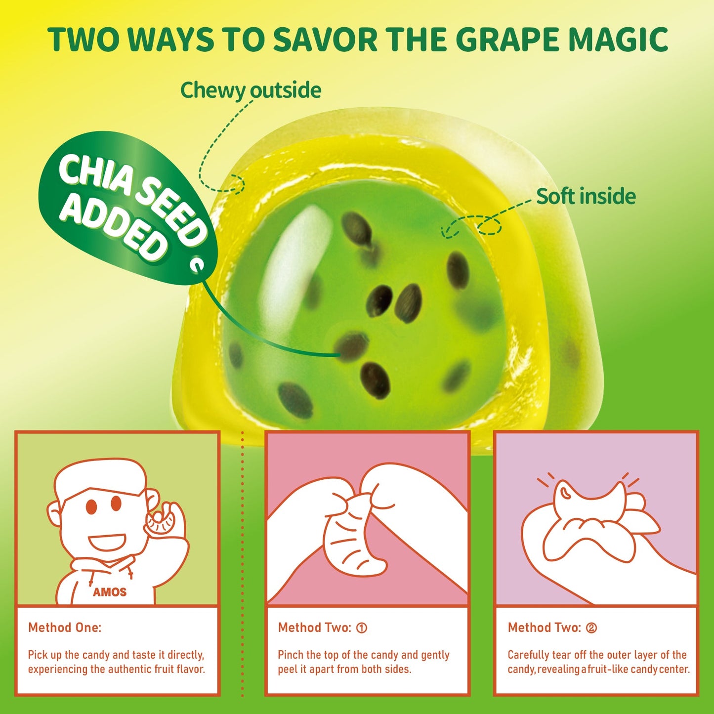 Amos Peelerz - Kiwi (65g)