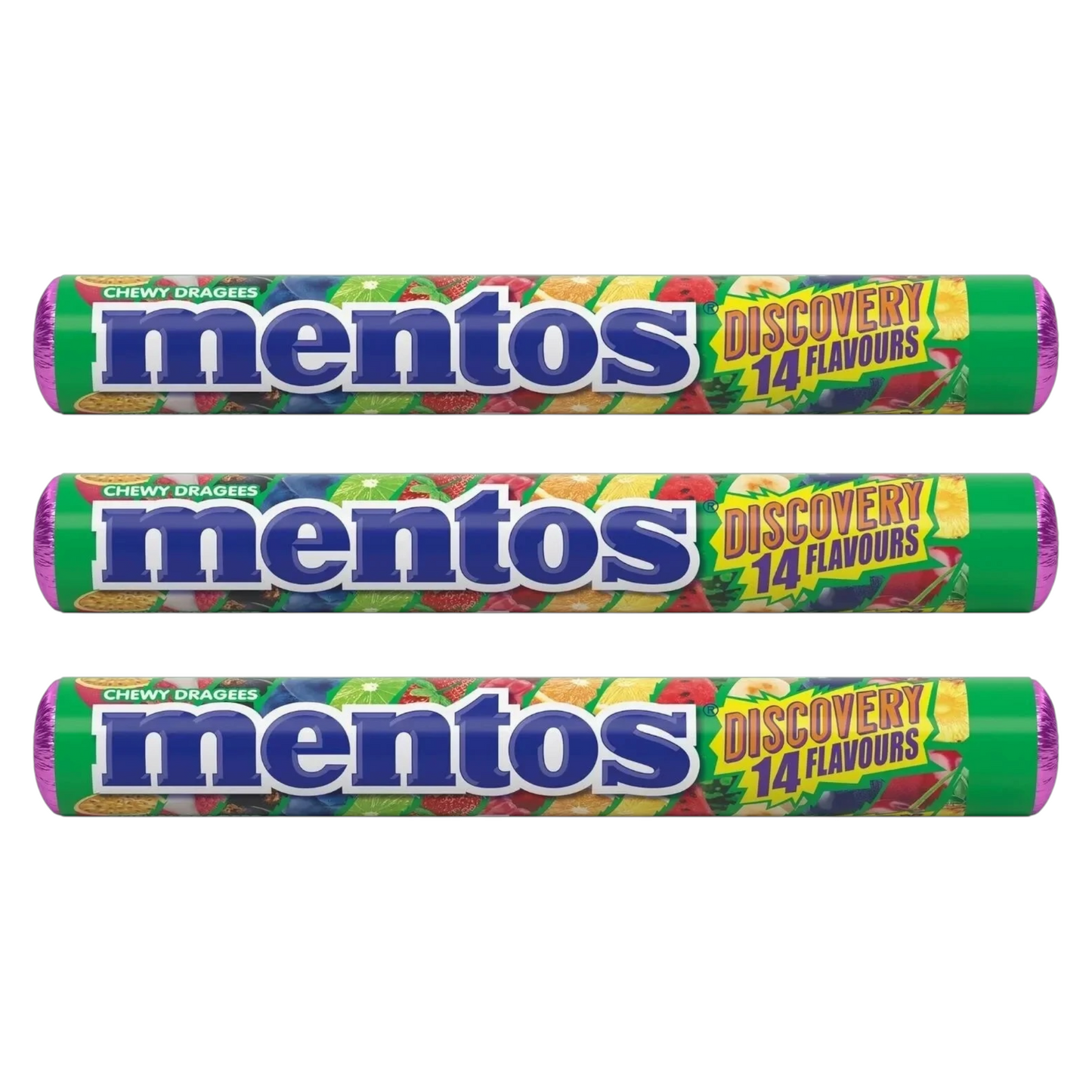 Mentos Discovery Chewy Sweets 3 Pack 112g
