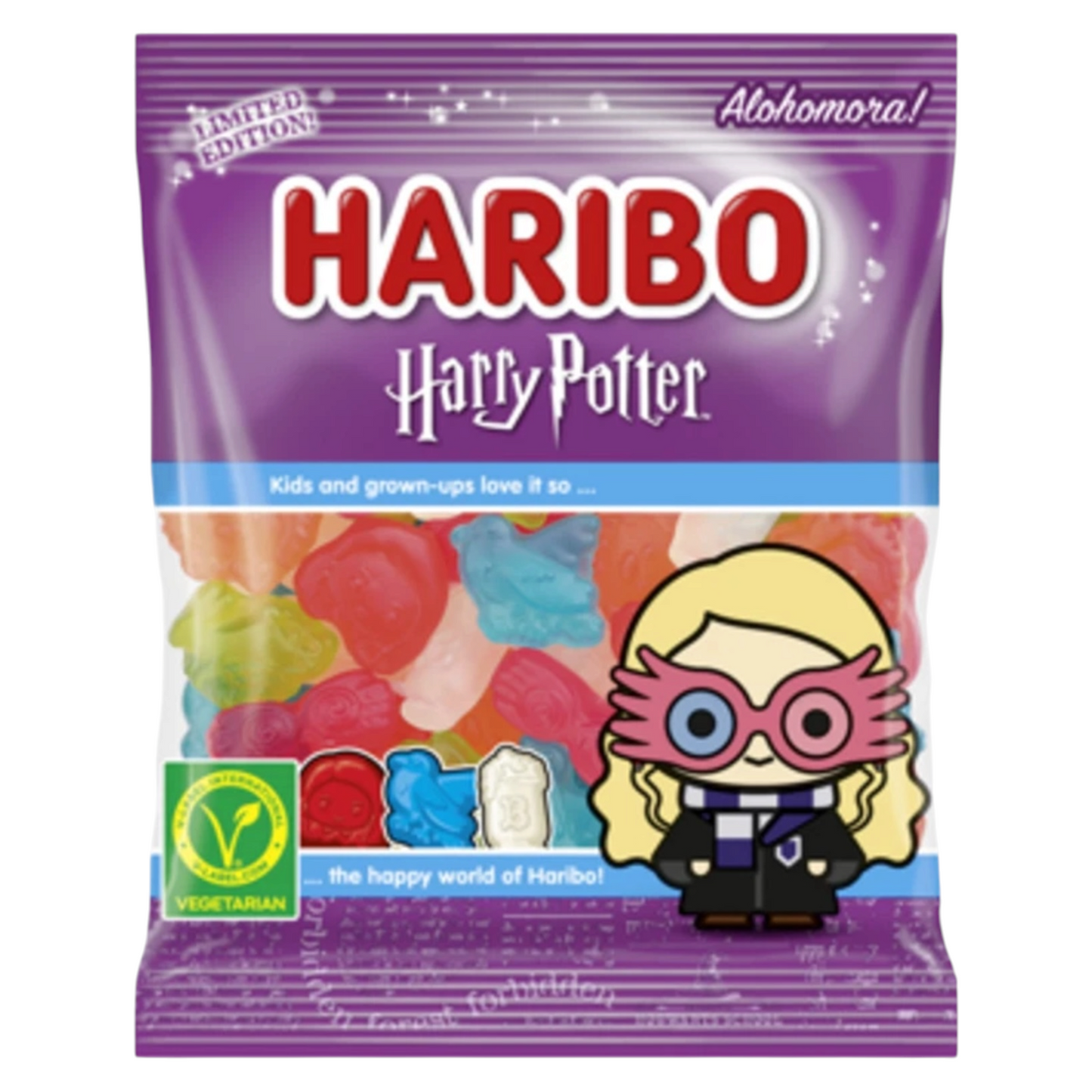 Haribo Harry Potter Luna Lovegood Vegetarian Gummy Sweets 160g