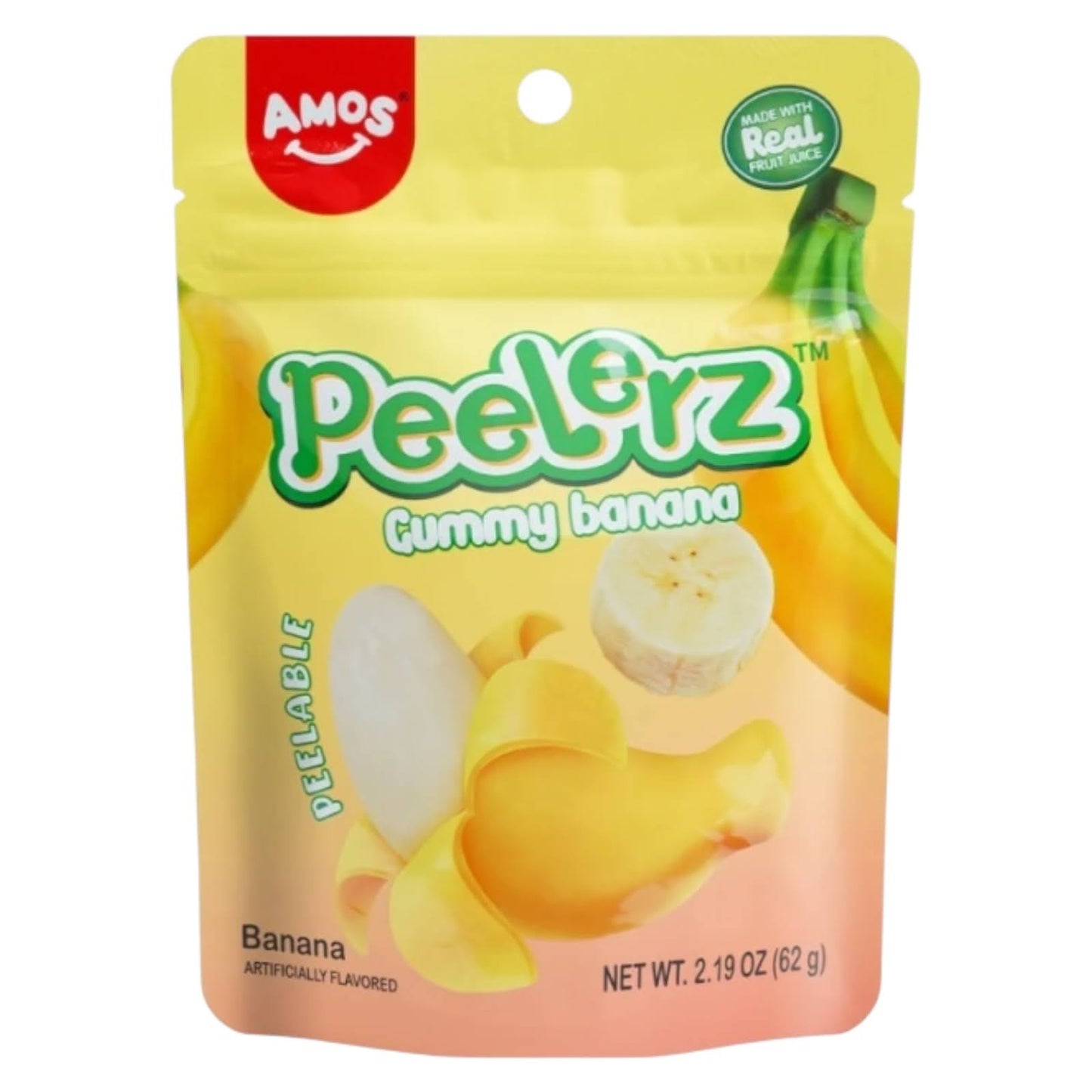Amos Peelerz Banana Gummies – Peel, Eat & Enjoy Real Fruit Flavour - Caribou Candy