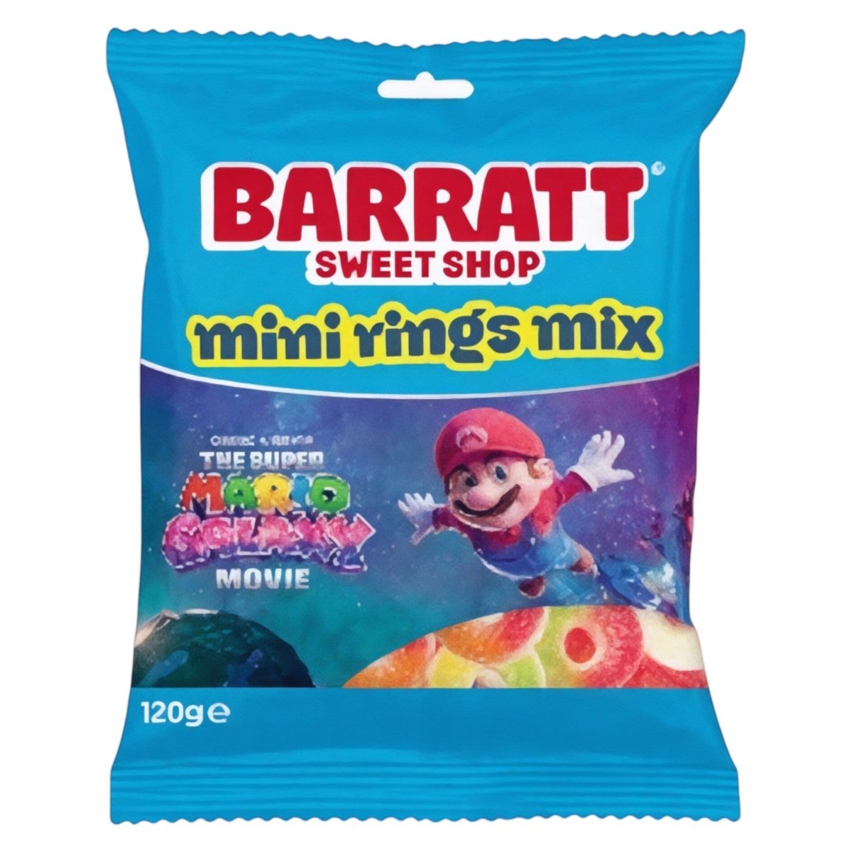 Barratt Mini Rings Mix - Mario Galaxy - Gummy Sweets - Barratt