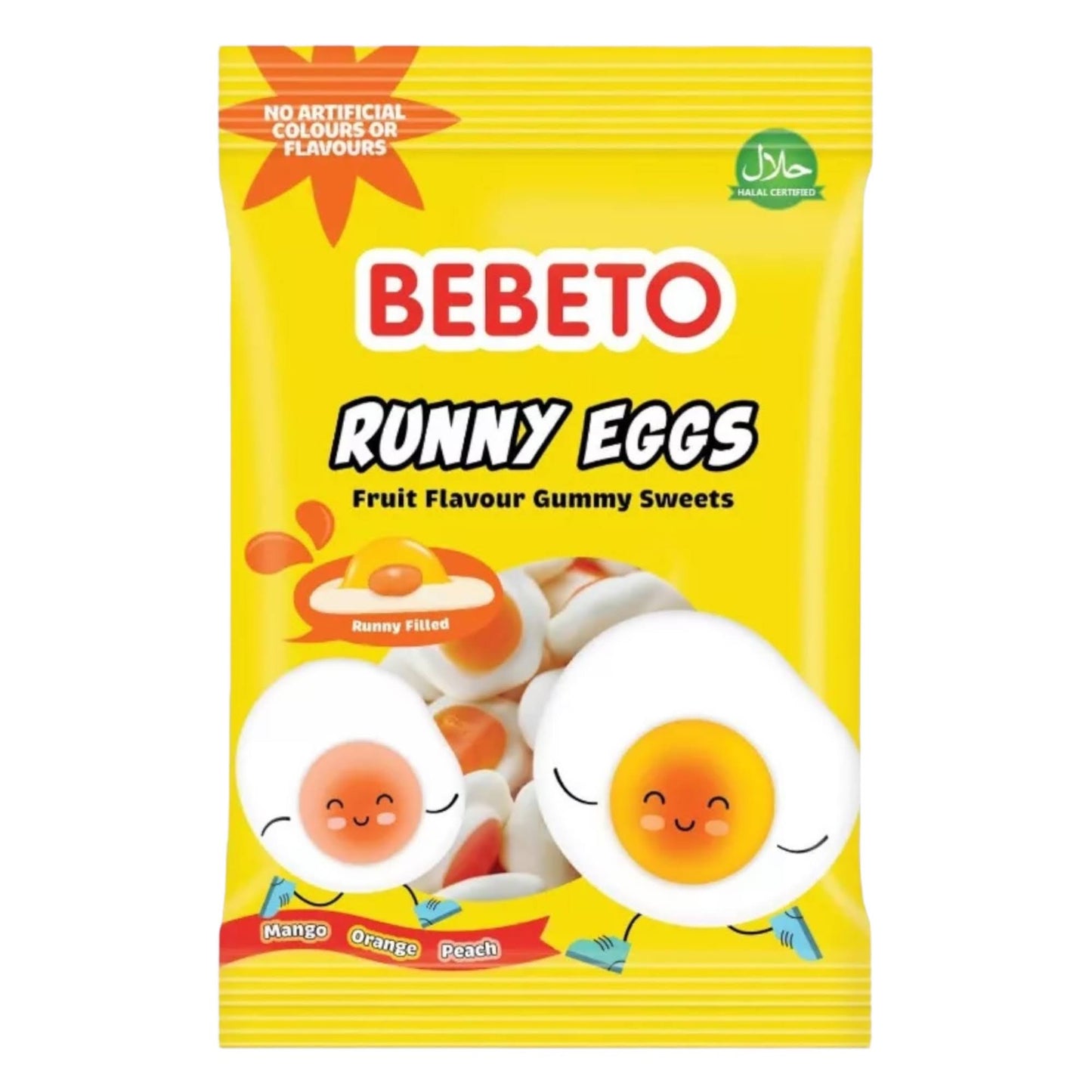 Bebeto Runny Eggs – Share Bag - Gummy Sweets - Bebeto