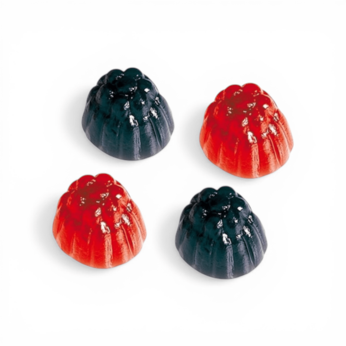 Black & Red Berries - Gummy Sweets - Caribou Candy