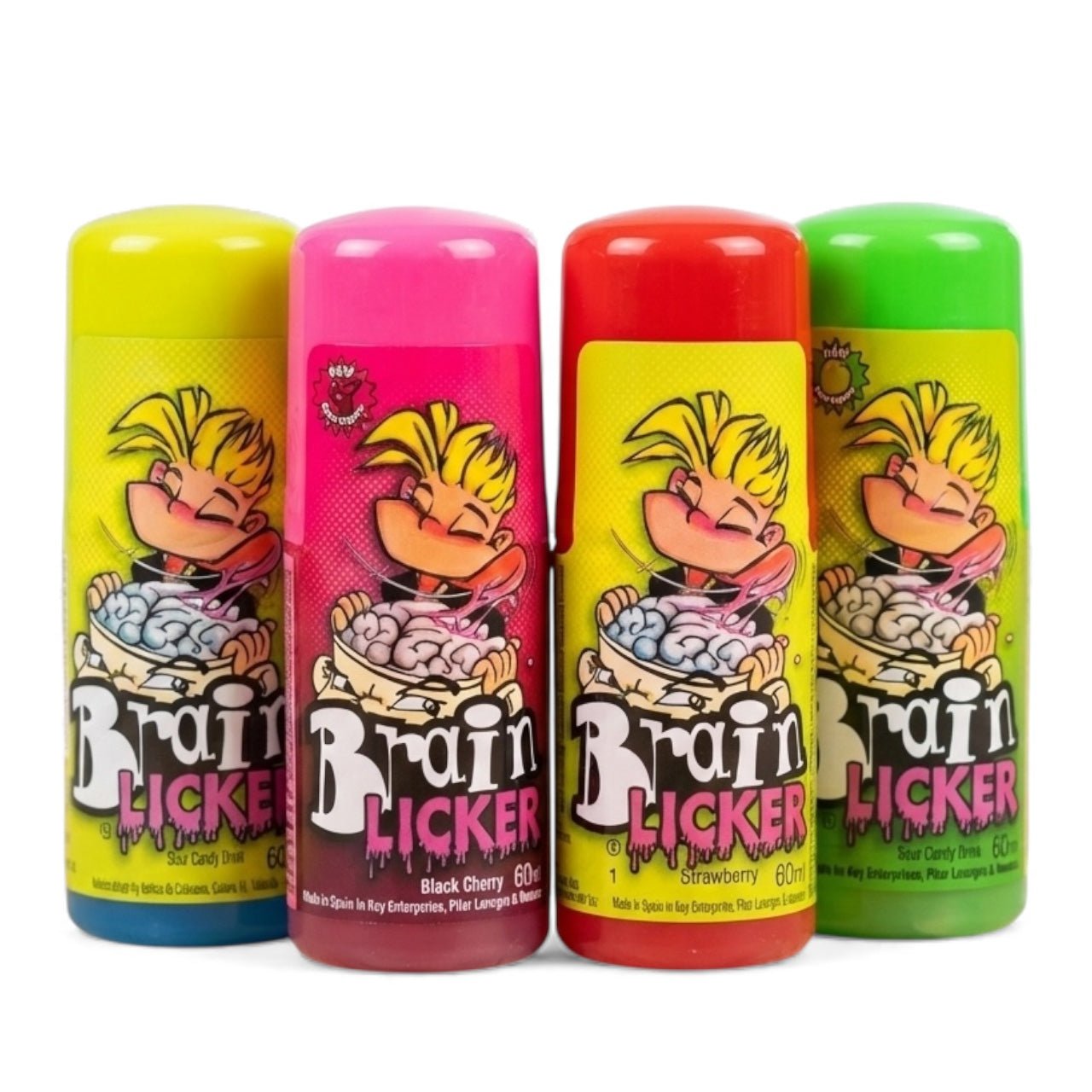 Brain Licker 4 Pack Raspberry Strawberry Apple Cherry Brain Licker 4 Pack Raspberry Strawberry Apple Cherry
