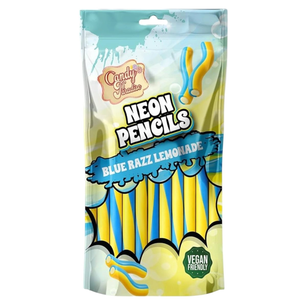 Candy Paradise Neon Pencils Blue Razz Lemonade 130g pack