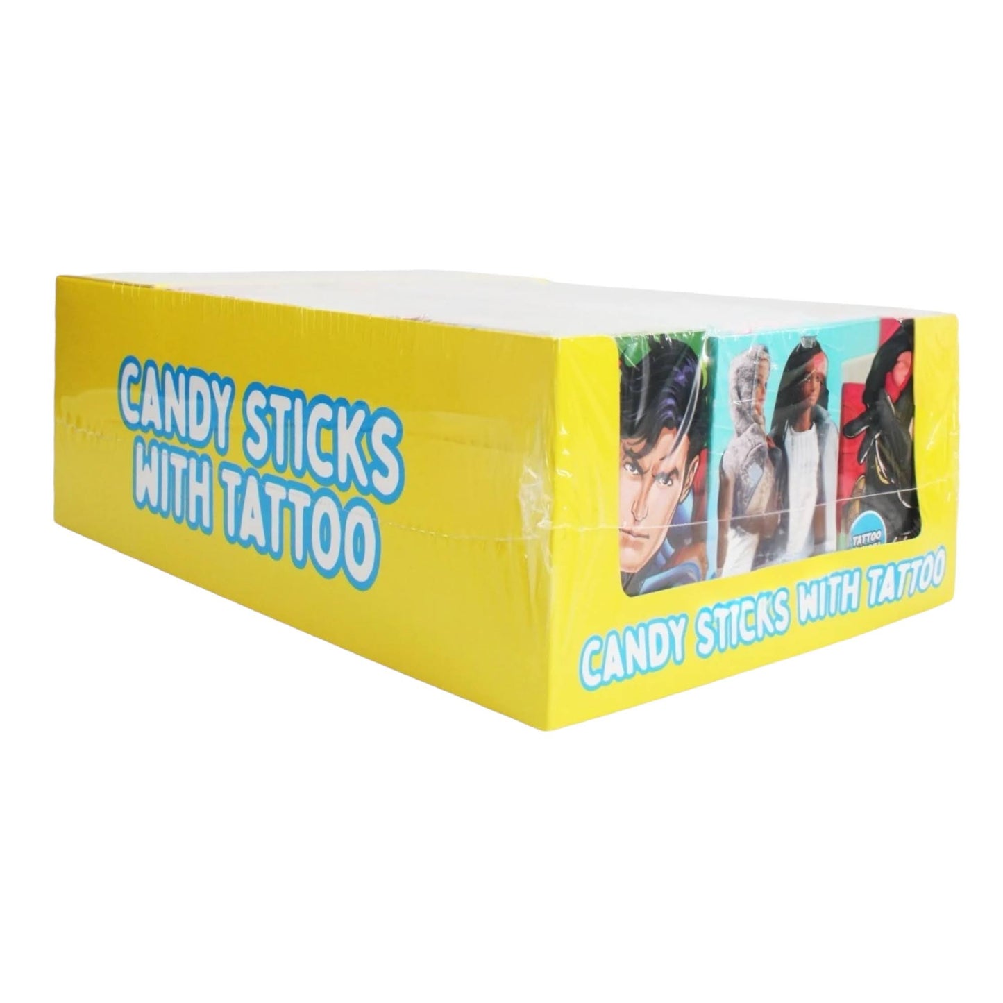 Candy Sticks with Tattoo - 36 Pack - Candy Sticks - BIP Candy
