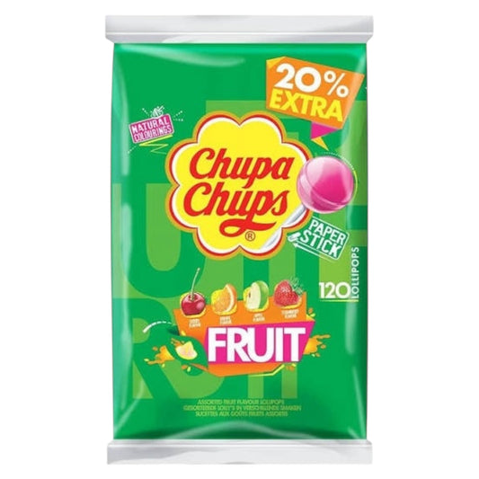 Chupa Chups Fruit Lollipops - 120 - Lollipop - Chupa Chups