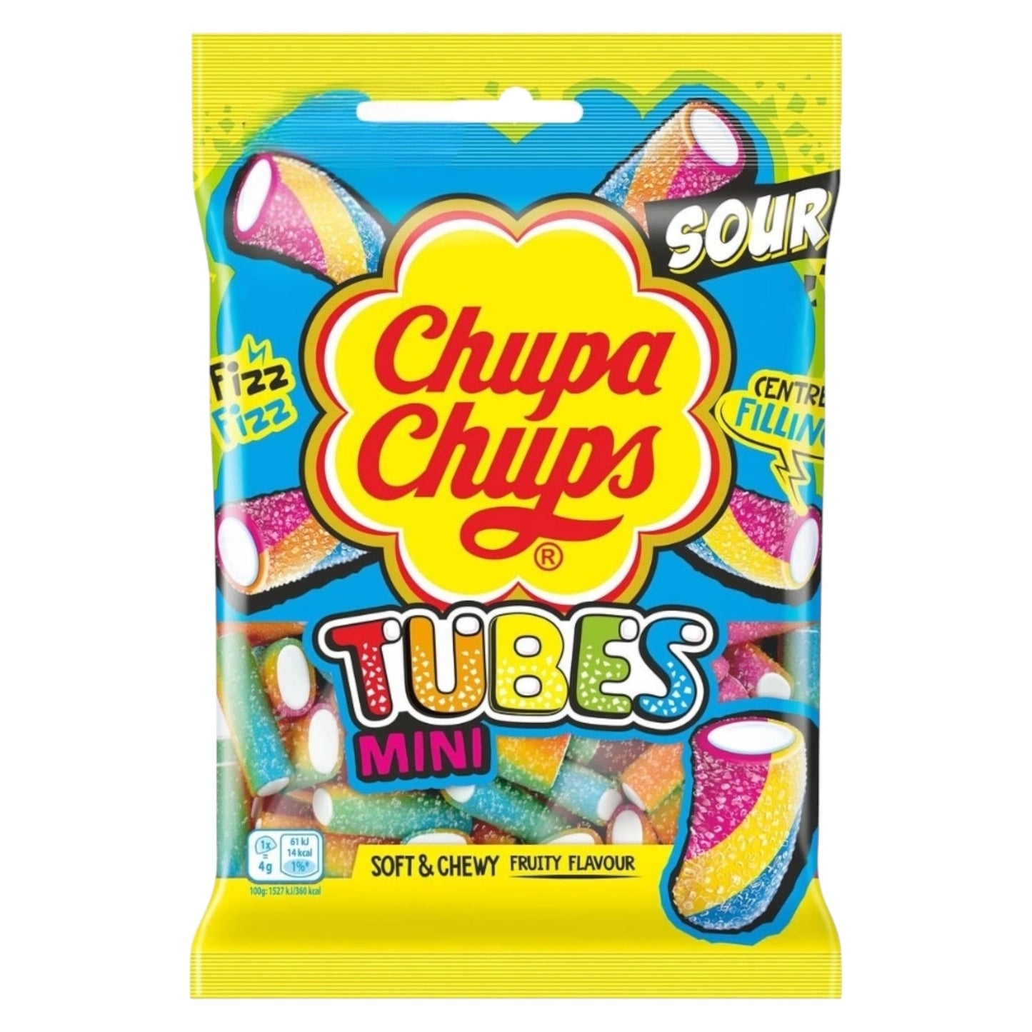 Chupa Chups Sour Tubes - Gummy Sweets - Chupa Chups