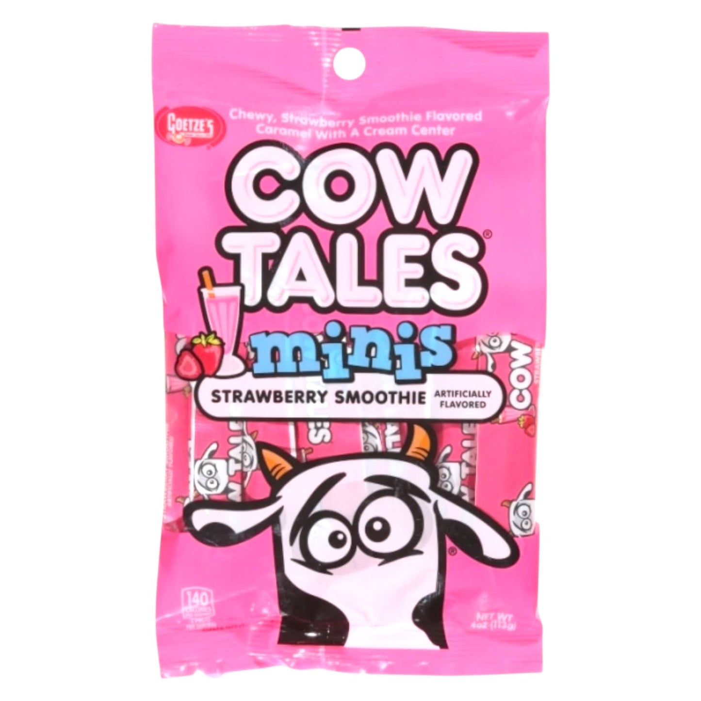 Cow Tales Minis - Strawberry Smoothie - Caribou Candy