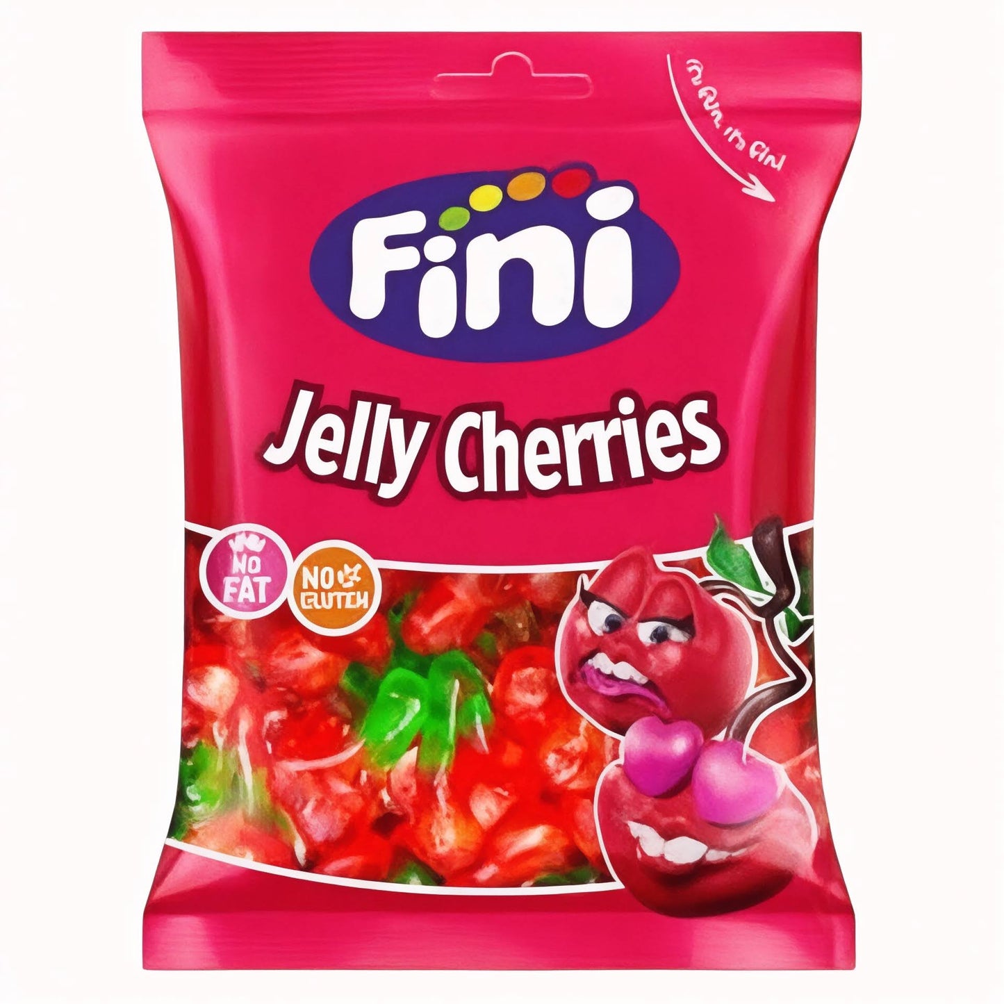 Fini Fizzy Jelly Cherries - 75g - Gummy Sweets - Fini