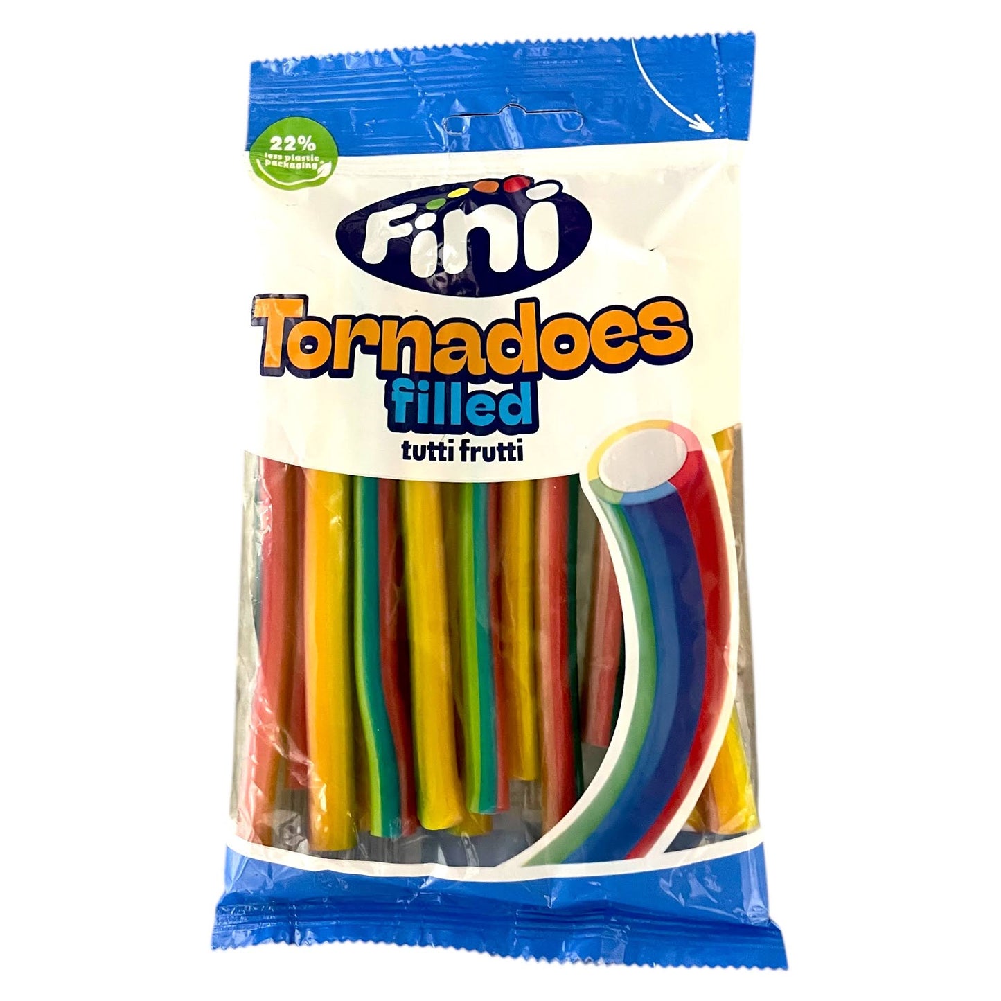 Fini Rainbow Tornadoes Tutti Frutti Pencils - Caribou Candy