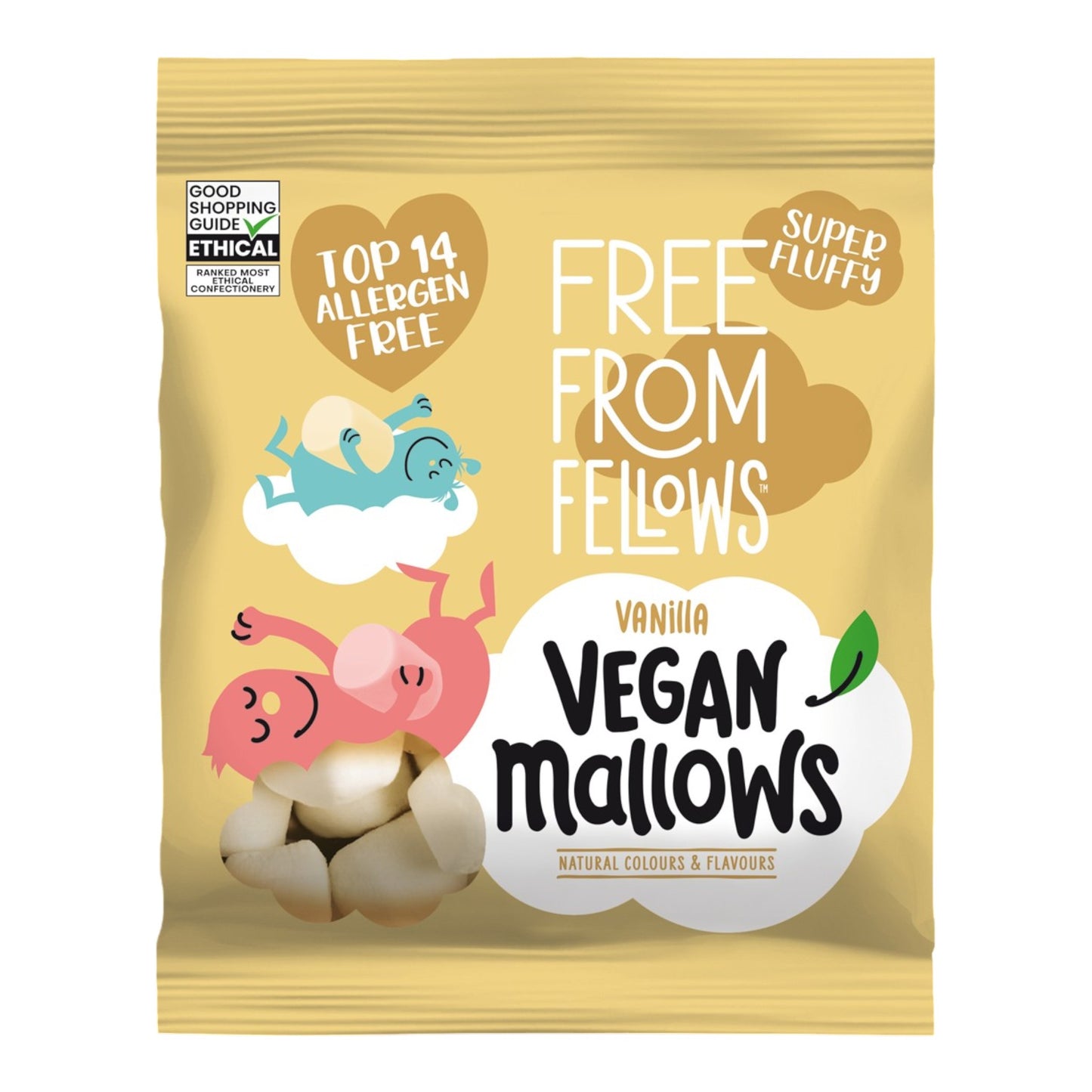 Free From Fellows Vegan Mallows Vanilla - Marshmallows - Free From Fellows