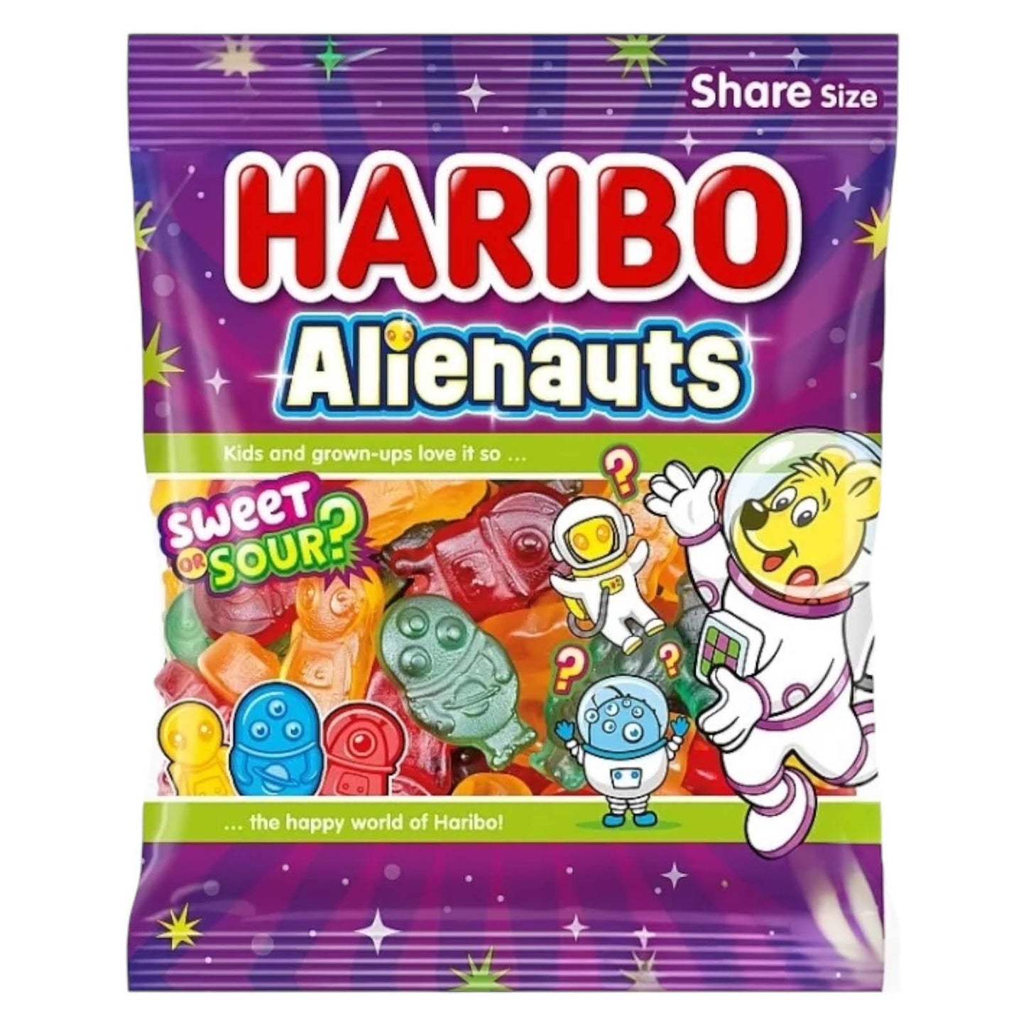 Haribo Alienauts Sweet & Sour - Share Bag - Caribou Candy