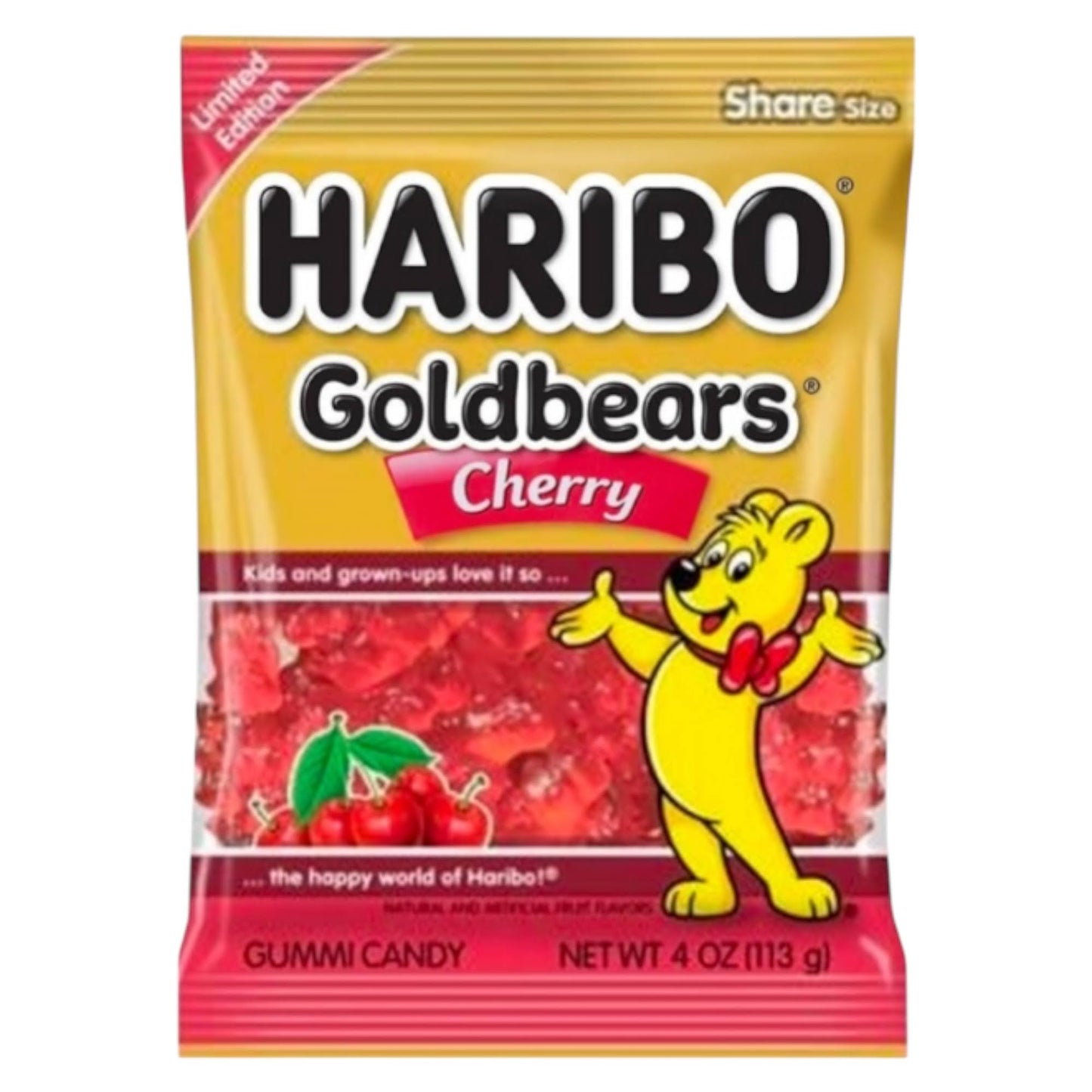 Haribo Goldbears Cherry - Share Bag - Caribou Candy