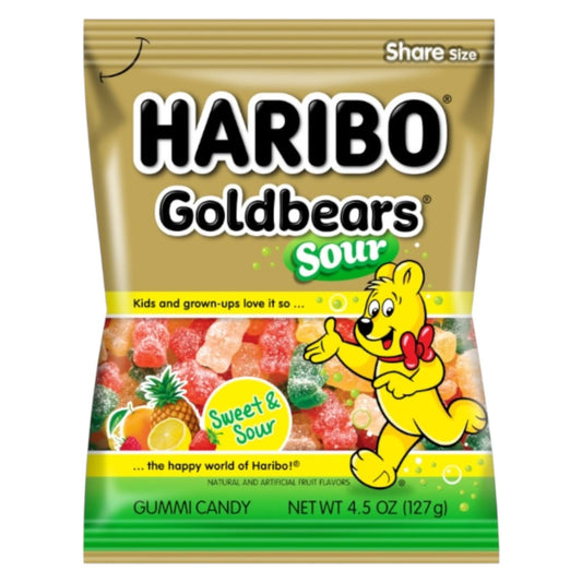 Haribo Goldbears Sour - Share Bag - Caribou Candy