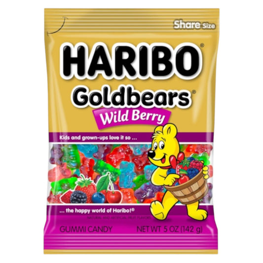 Haribo Goldbears Wild Berry - Share Bag - Caribou Candy