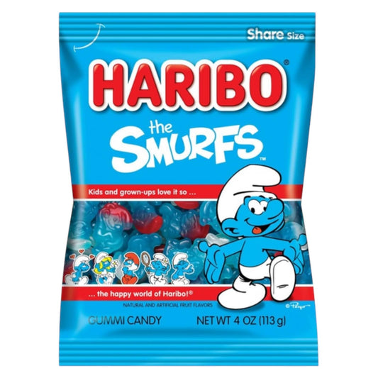 Haribo The Smurfs - Share Bag - Caribou Candy