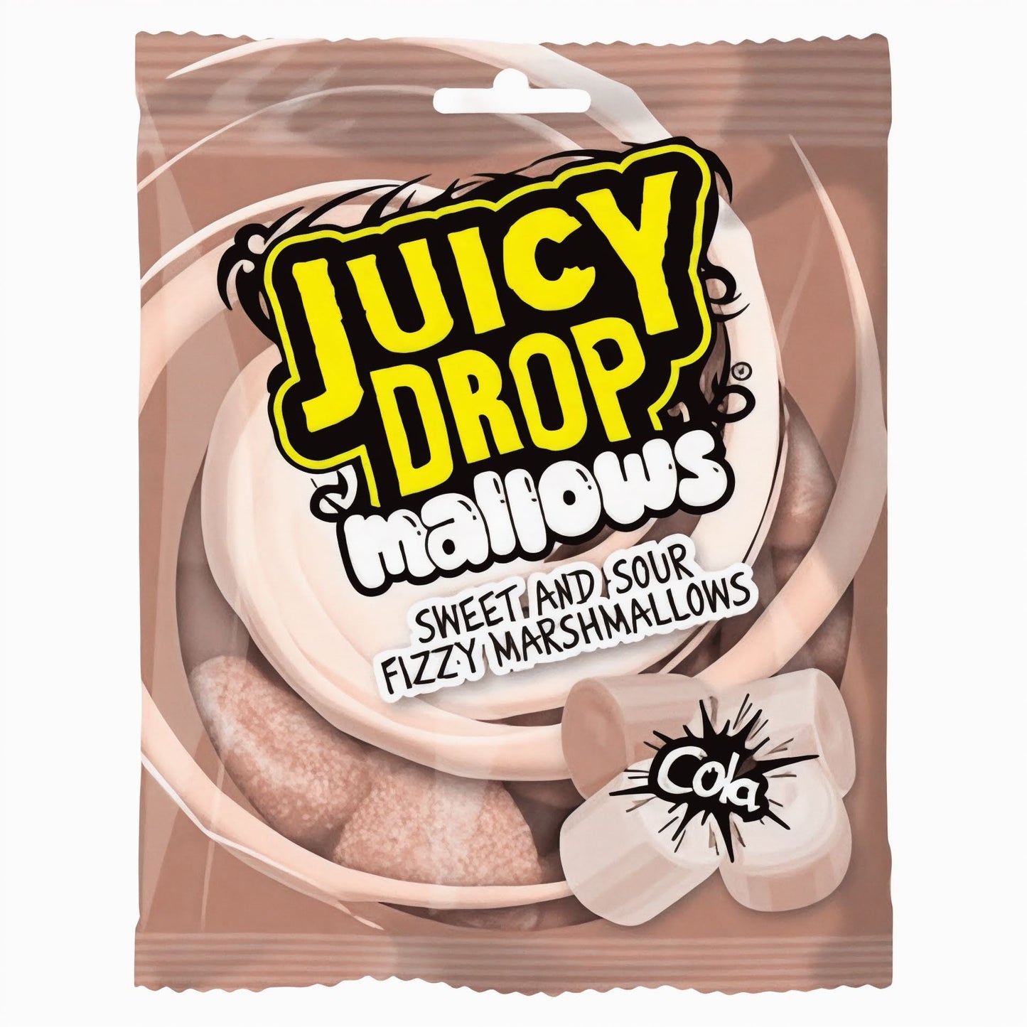 Juicy Drop Mallows Cola – Sweet & Sour Fizzy Marshmallows - Caribou Candy