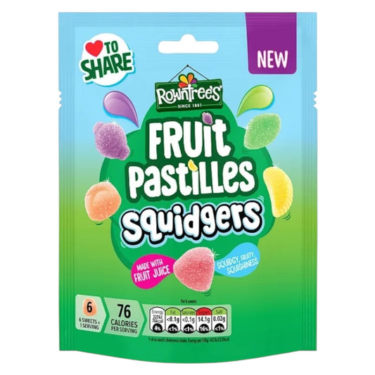 Rowntree’s Squidgers - Fruit Pastilles - Gummy Sweets - Rowntree's