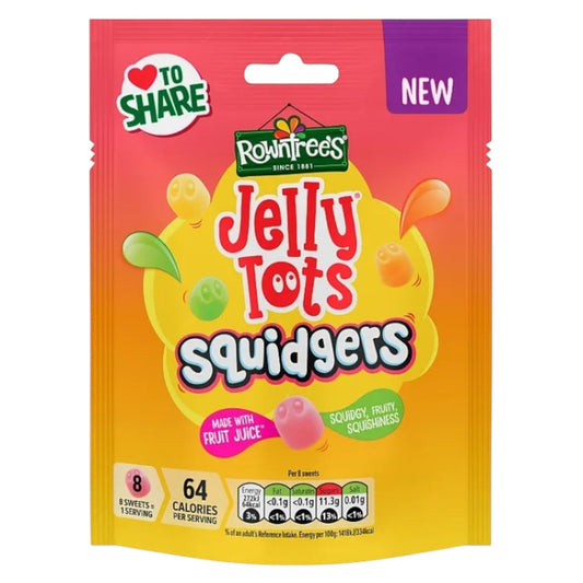 Rowntree’s Squidgers - Jelly Tots - Gummy Sweets - Rowntree's