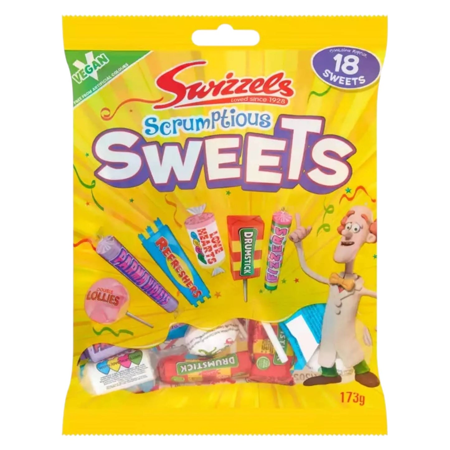 Swizzels Scrumptious Sweets - 18 Pack Retro Mix - Caribou Candy