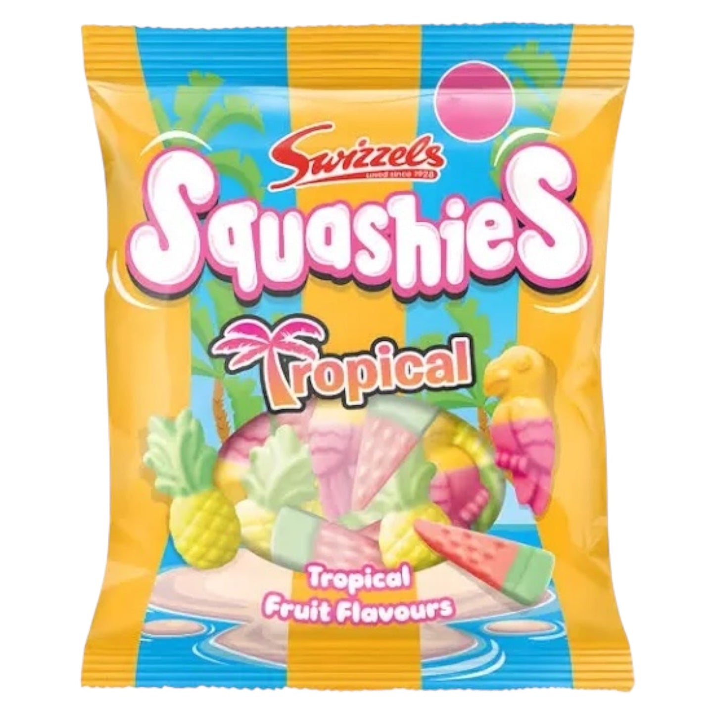 Swizzels Squashies – Tropical - Gummy Sweets - Swizzels