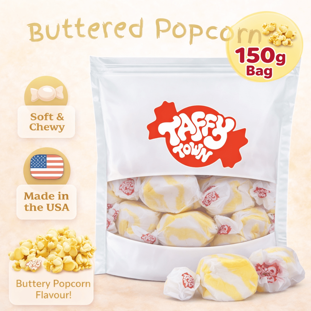 Taffy Town - Buttered Popcorn - Taffy - Taffy Town