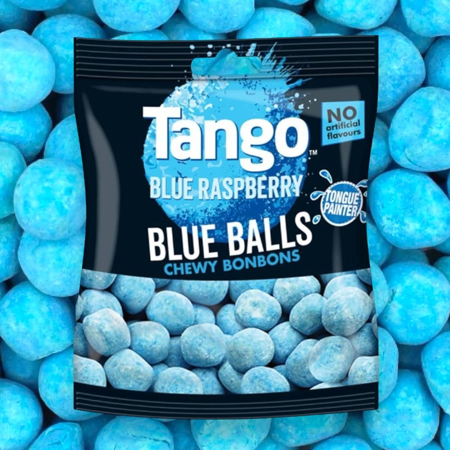 Tango Blue Balls Raspberry Chewy Bonbons - Share Bag - Caribou Candy