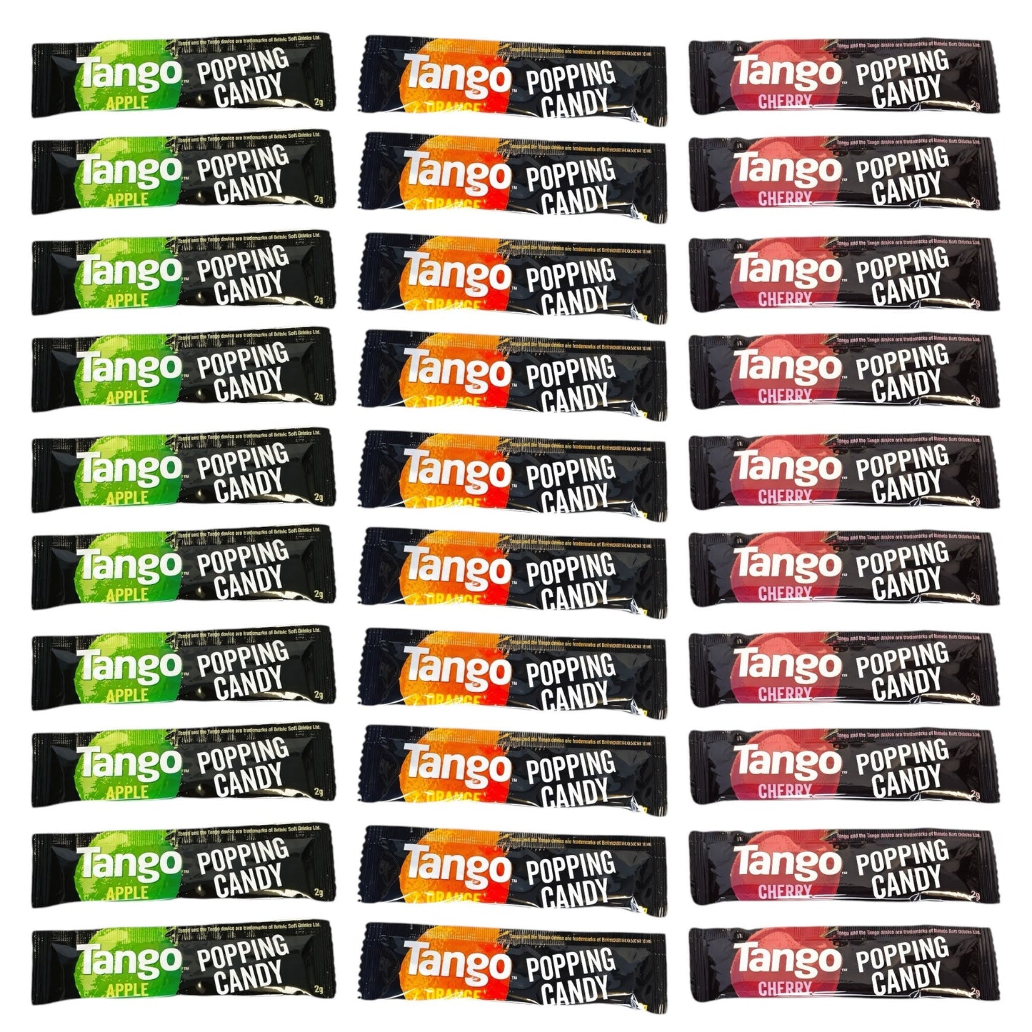 Tango Popping Candy Mixed - 30 Pack - Popping Candy - Tango