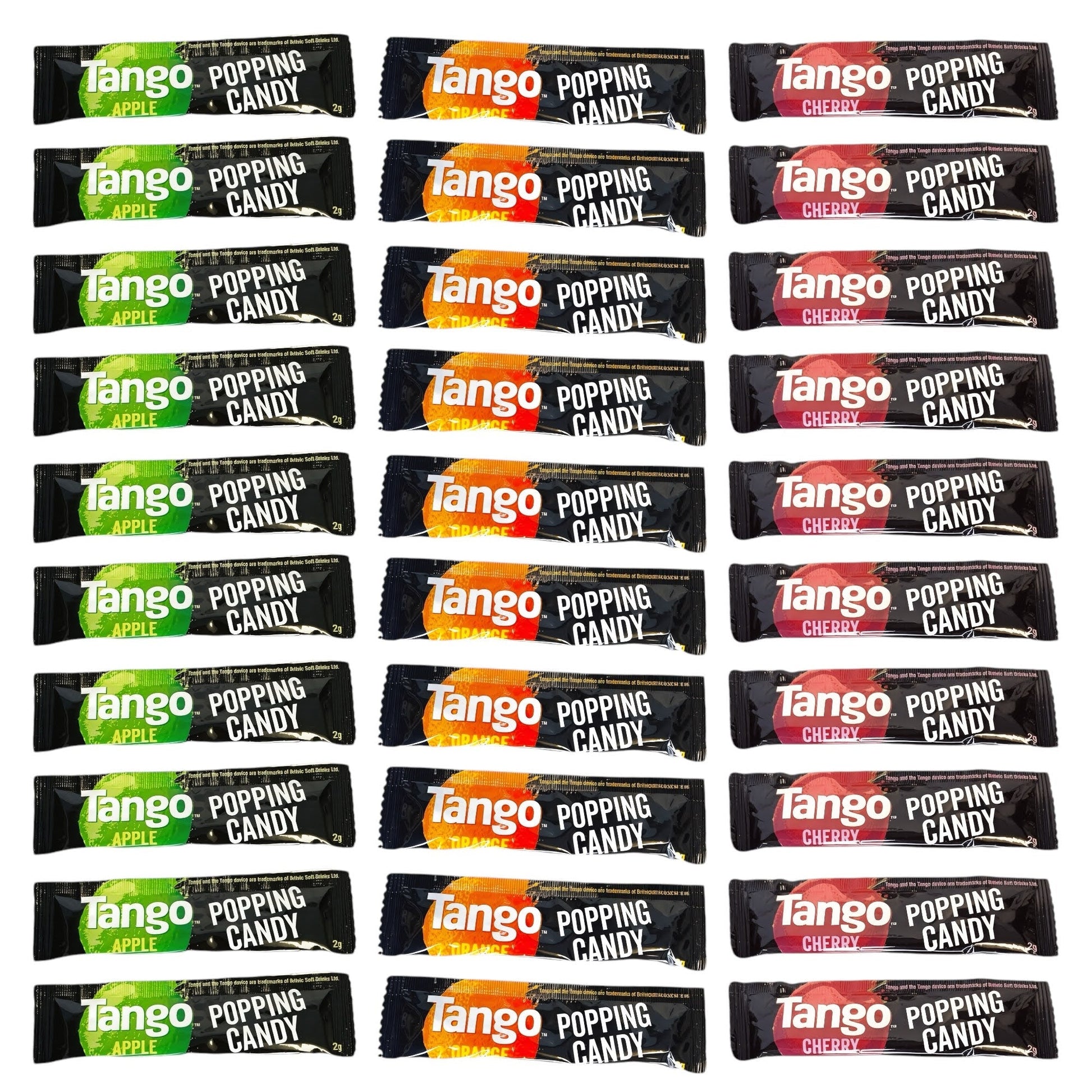 Tango Popping Candy Mixed - 30 Pack - Popping Candy - Tango
