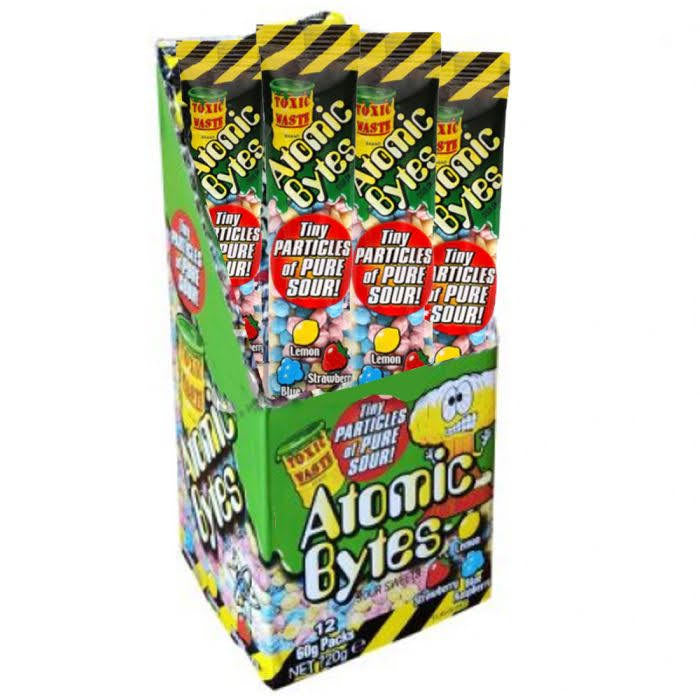 Toxic Waste Atomz Mini Sour Candy - 60g Bag - Caribou Candy