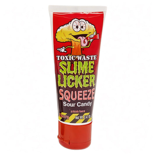 Toxic Waste Slime Licker Squeeze Gel – Cherry - Candy Gel - Toxic Waste