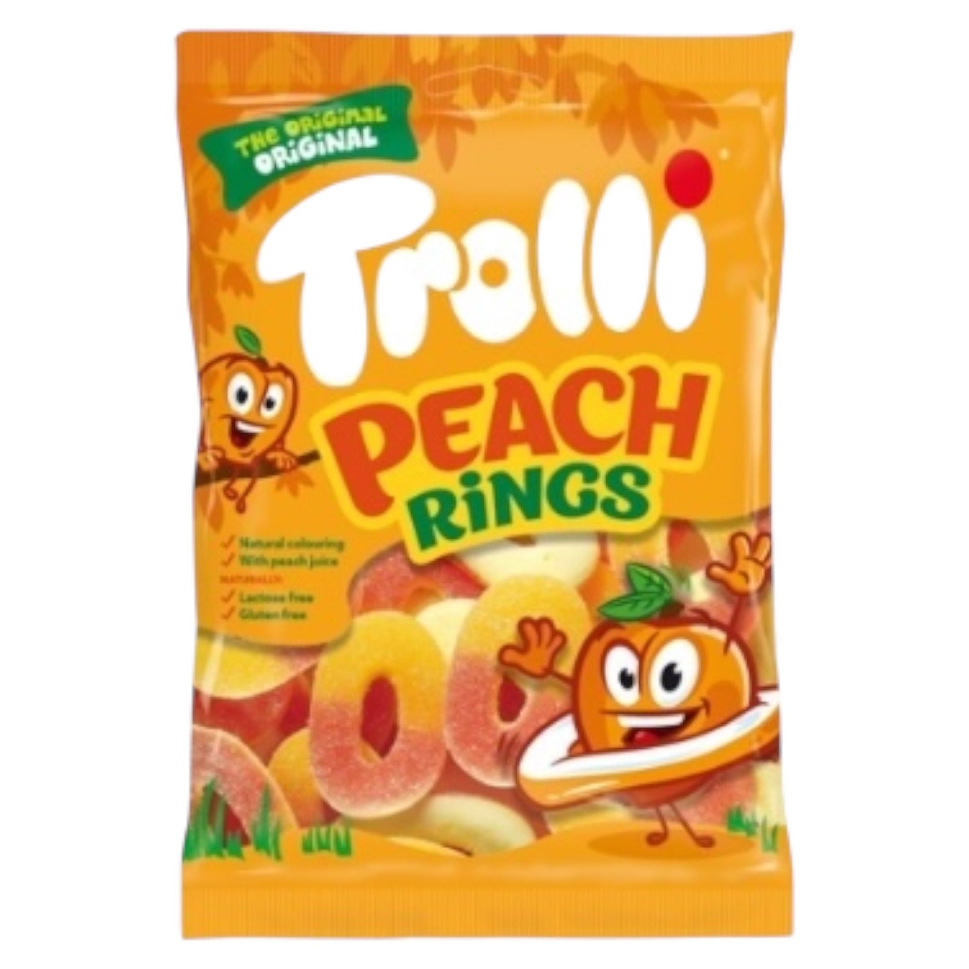 Trolli Peach Rings - Gummy Sweets - Trolli