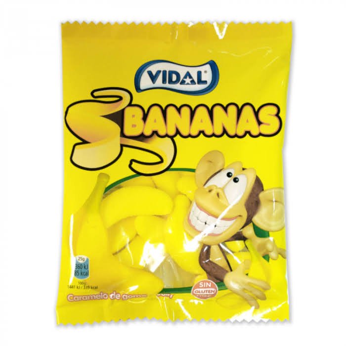 Vidal Bananas - Share Bag - Caribou Candy