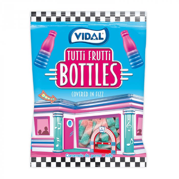 Vidal Tutti Frutti Bottles - Share Bag - Caribou Candy