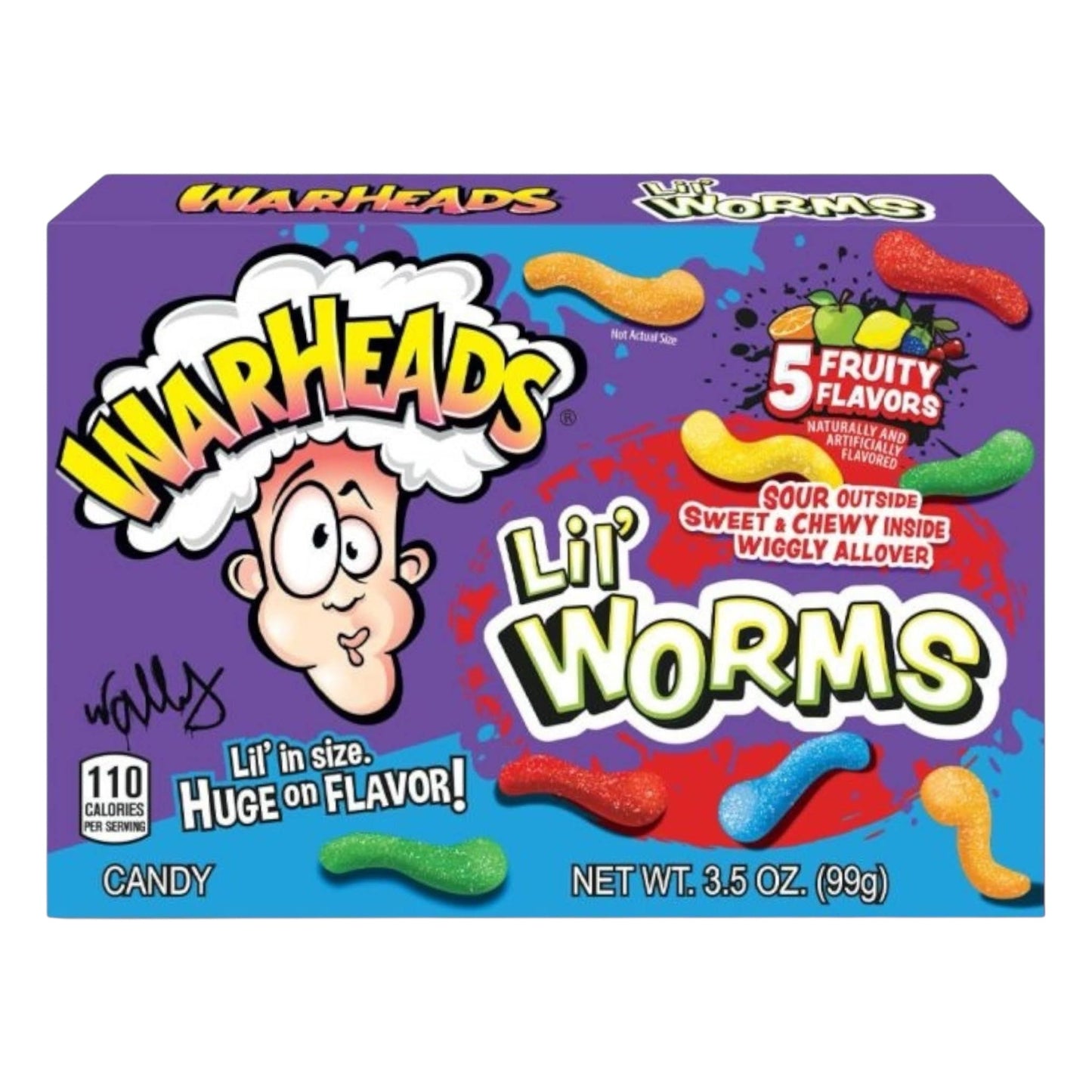 Warheads Lil' Worms - Sour Sweets - Warheads