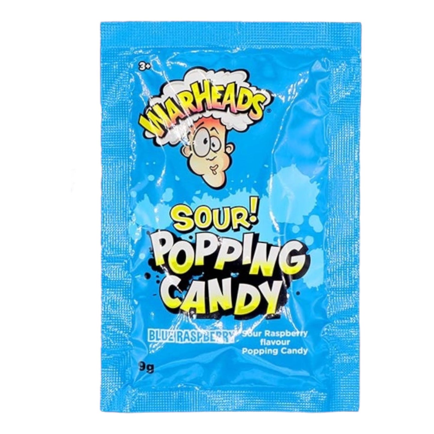 Warheads Sour Popping Candy – Blue Raspberry - Popping Candy - Warheads