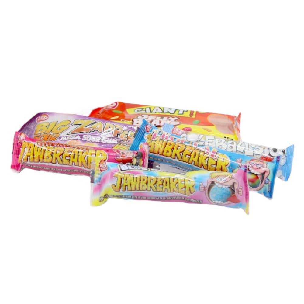 ZED Candy Mini Sweet Hamper – Jawbreakers, Gum & Candy Selection - Caribou Candy