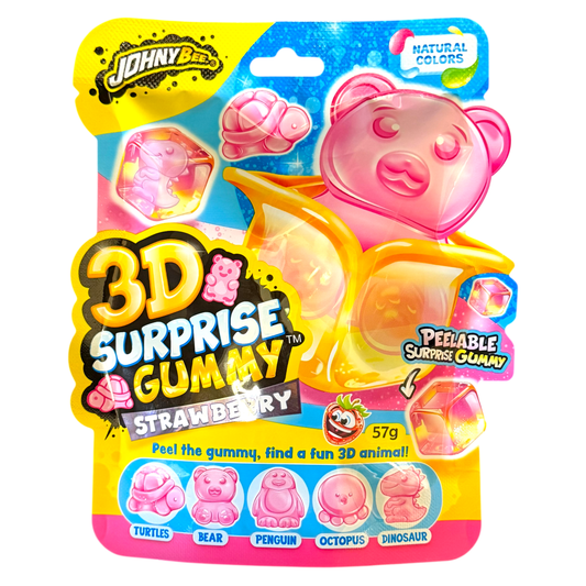 3D Surprise Gummy - Peelable Gummies - Gummy Sweets - Johny Bee