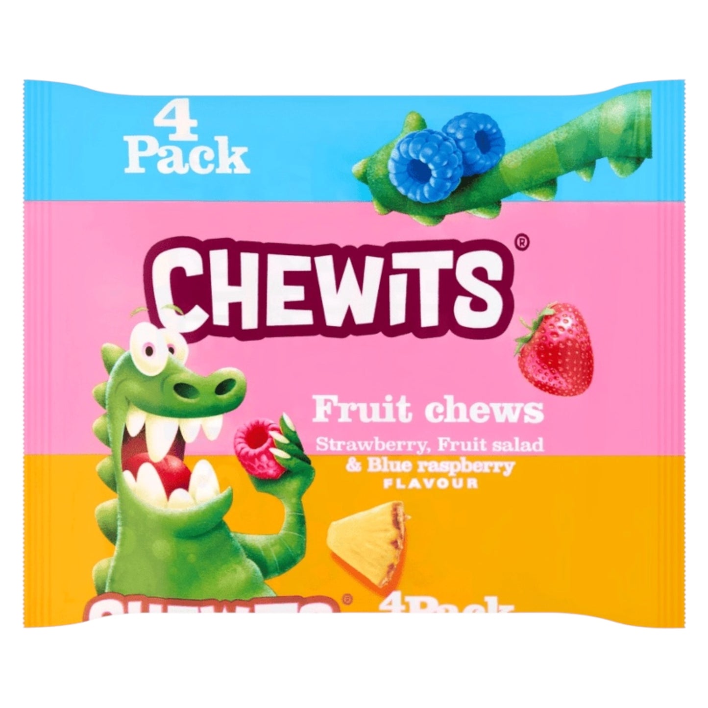 Chewits 4 Pack Mixed Flavours