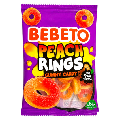 Bebeto Peach Rings - Gummy Sweets