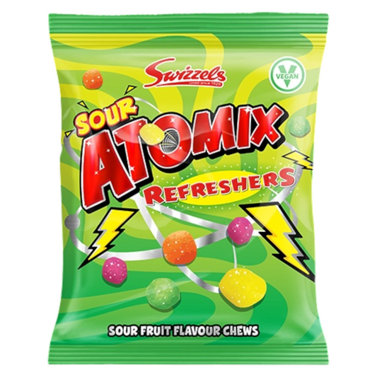 Swizzels Atomix Sour Refreshers - Chewy Sweets - Swizzels